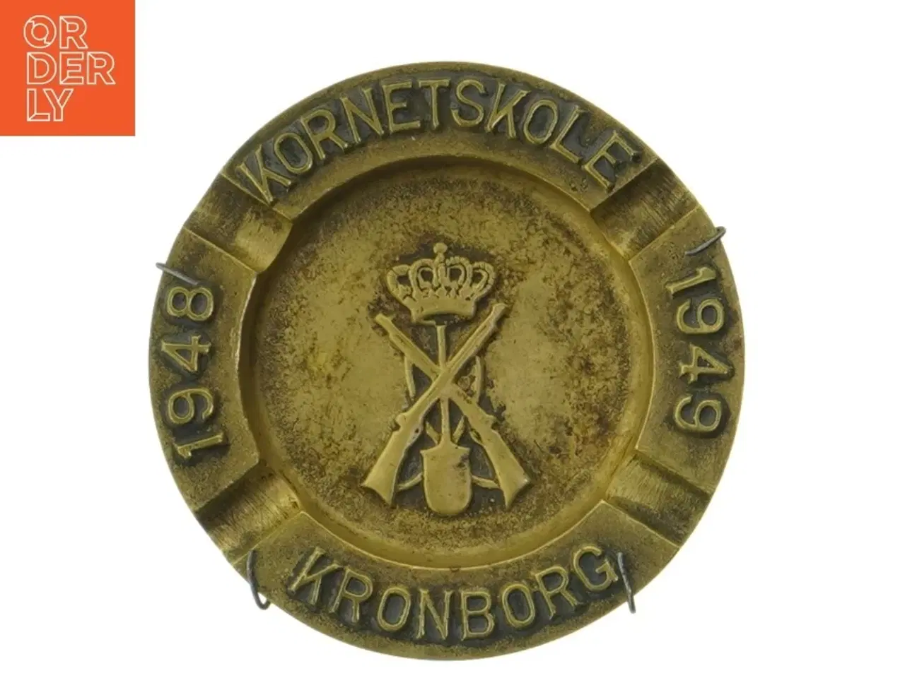 Billede 1 - Kornetskole 1948-1949 dekorativ platte (str. Ø. 11,5 cm)