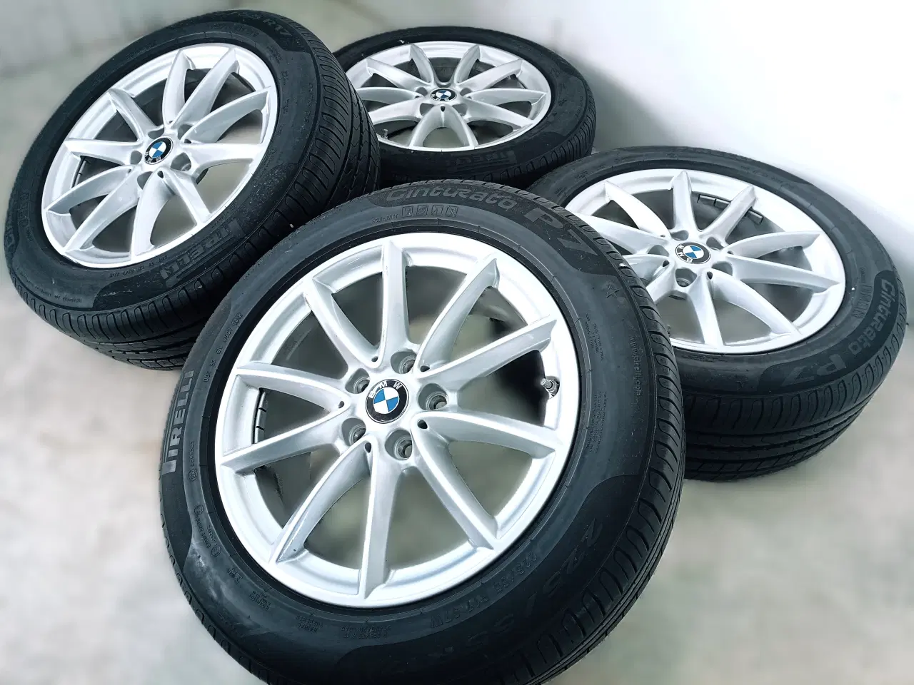 Billede 2 - 5x112 17" ET52 nav 66,6ø BMW sommersæt inkl.TPMS