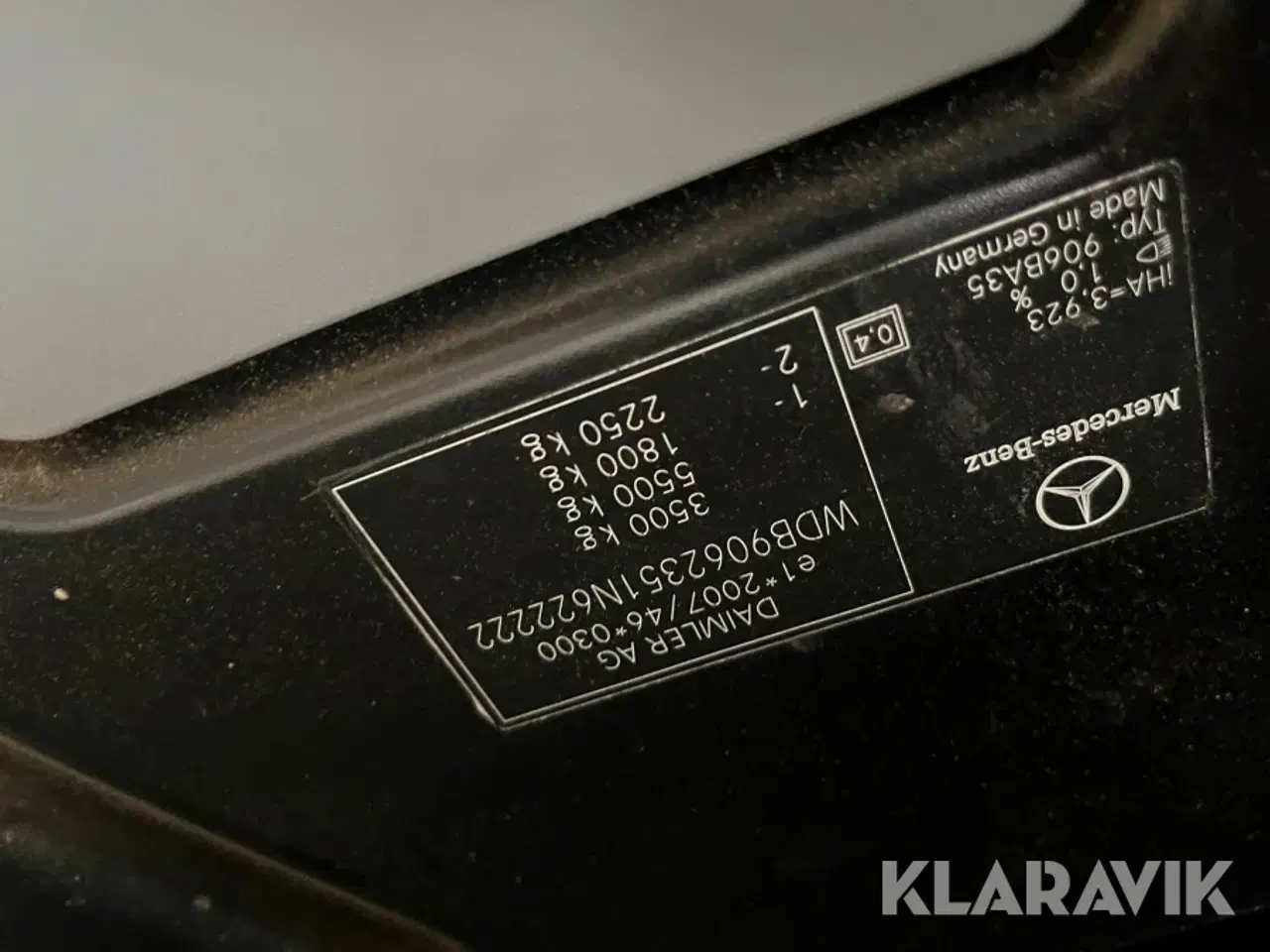 Billede 5 - Varebil Mercedes-Benz 316 CDI