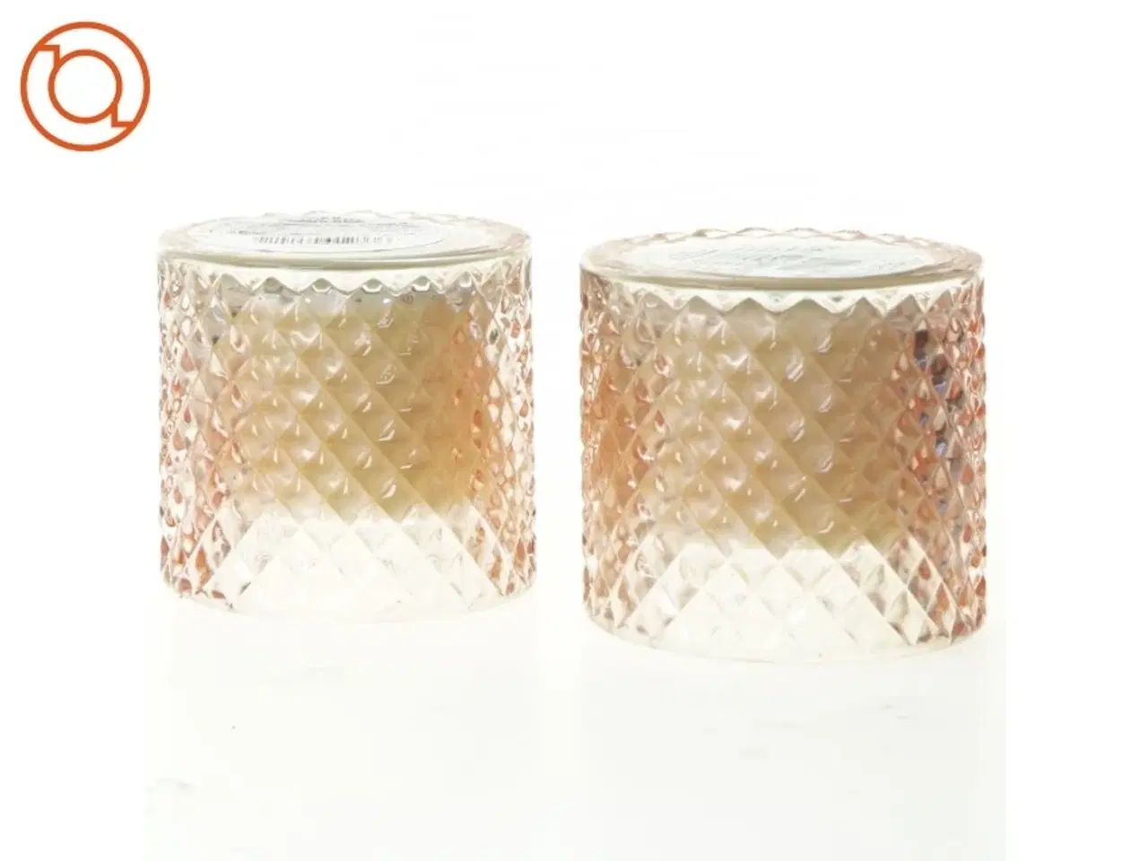 Billede 3 - Lyse stager til fyrfadslys fra Philllinoras (str. 8 cm)