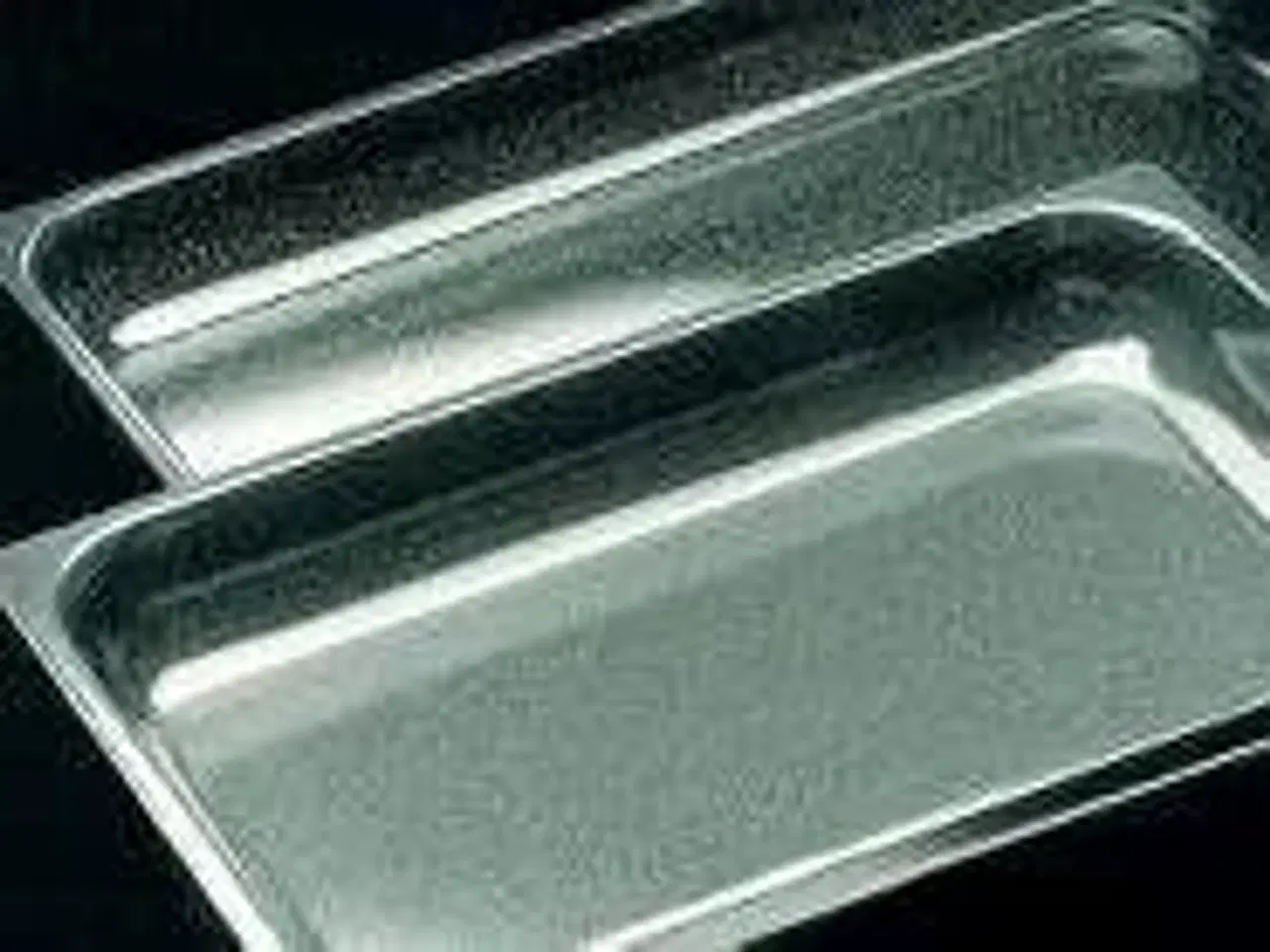 Billede 1 - 4 stk. Bradepande 1/1 GN 65 mm granitemalje Blanco