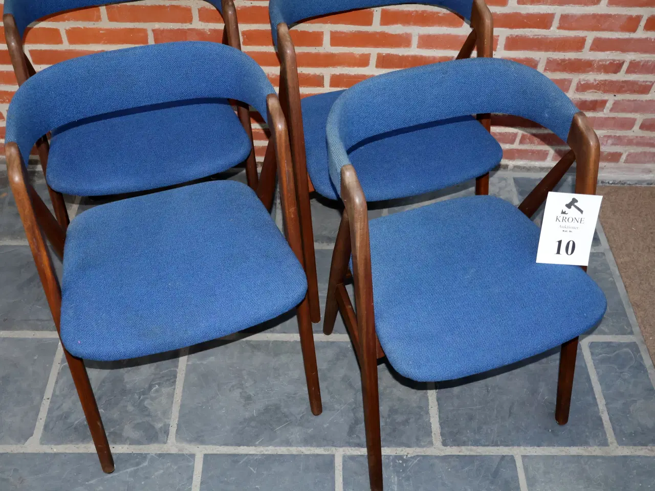 Billede 2 - 4 Stk Thomas Harlev teaktræs spisebordsstole