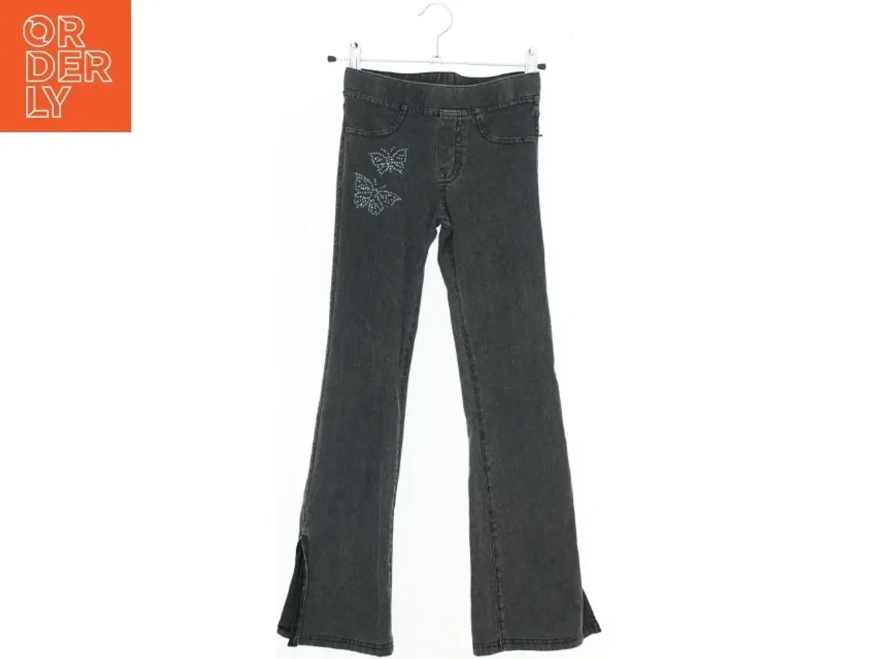 Billede 1 - Børne jeans med sommerfugle fra H&M (str. 134)