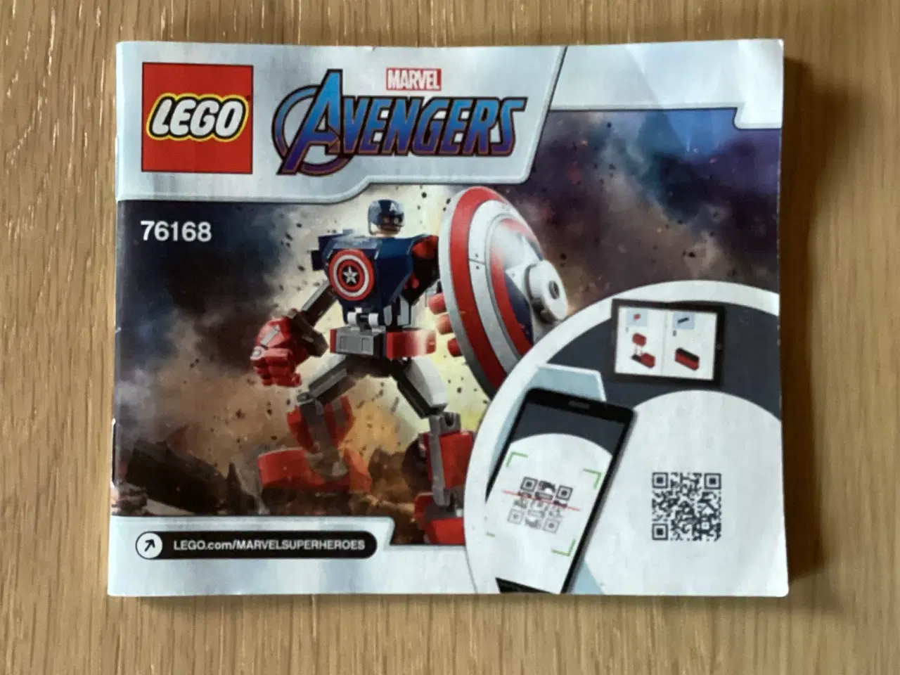 Billede 1 - Avengers Captain Americas Kamprobot, Lego 76168