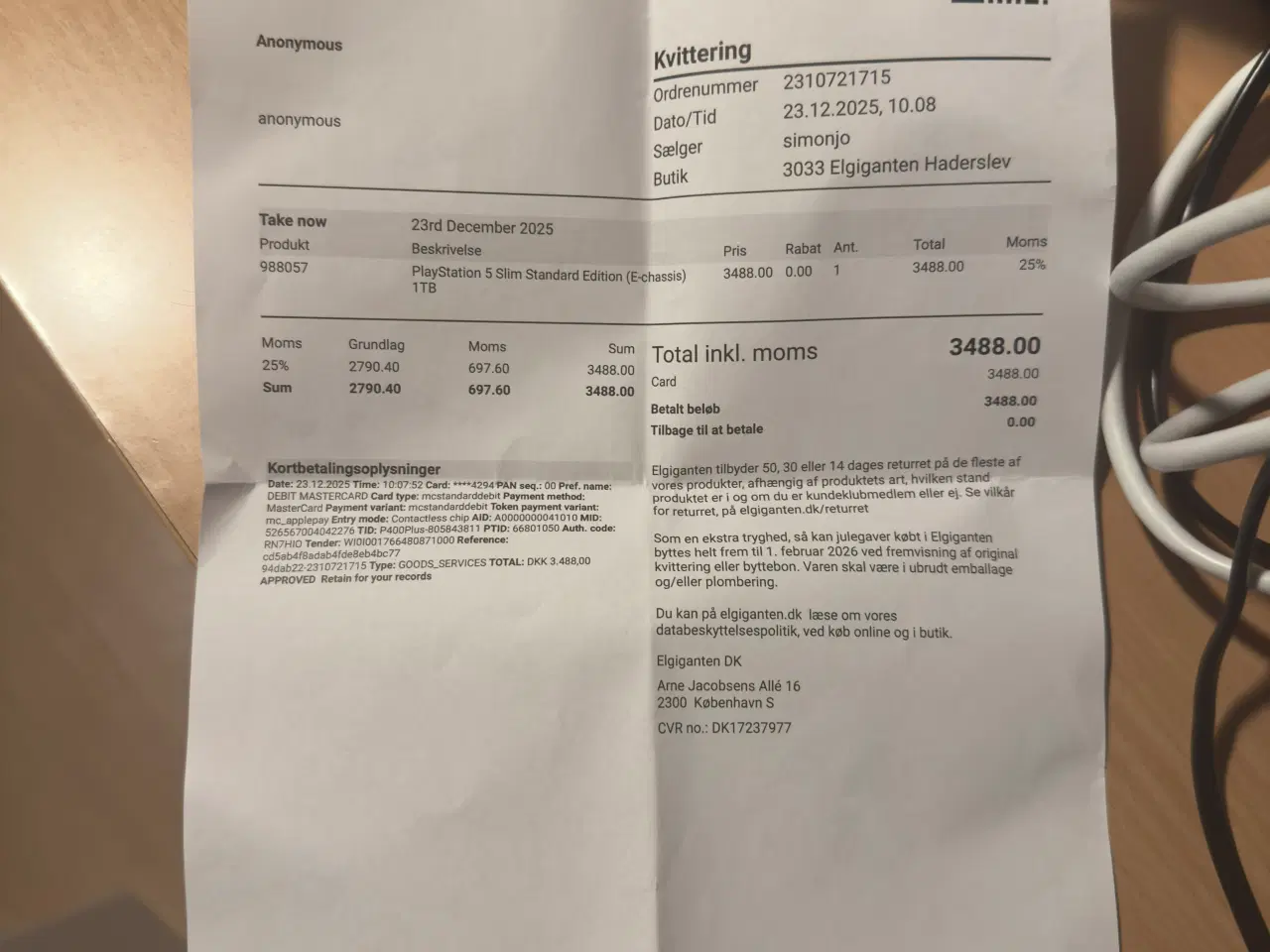 Billede 2 - Ps5 con fattura di acquisto