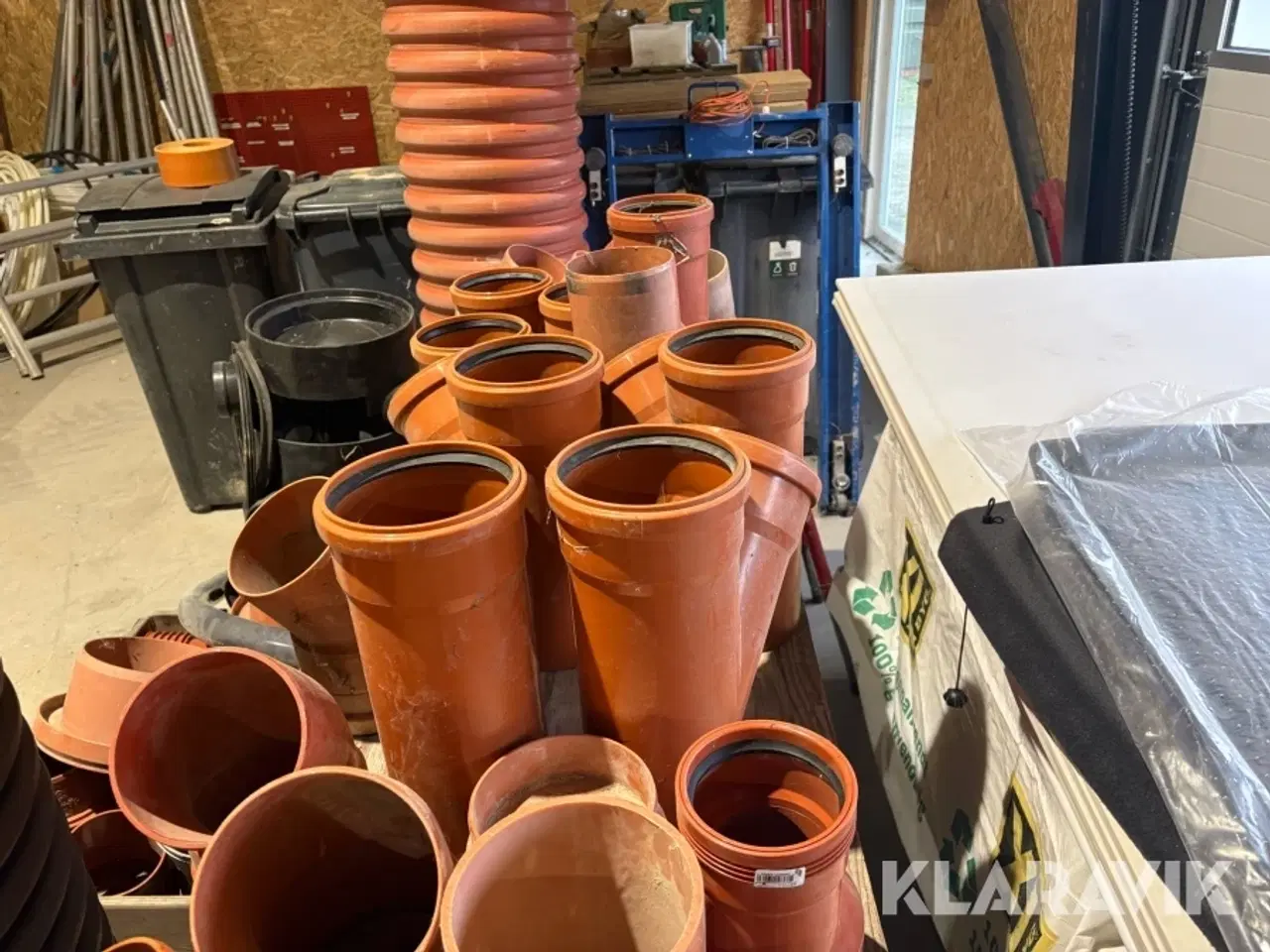 Billede 5 - parti kloak- og afløbsfittings – Uponor, Ostendorf m.fl.