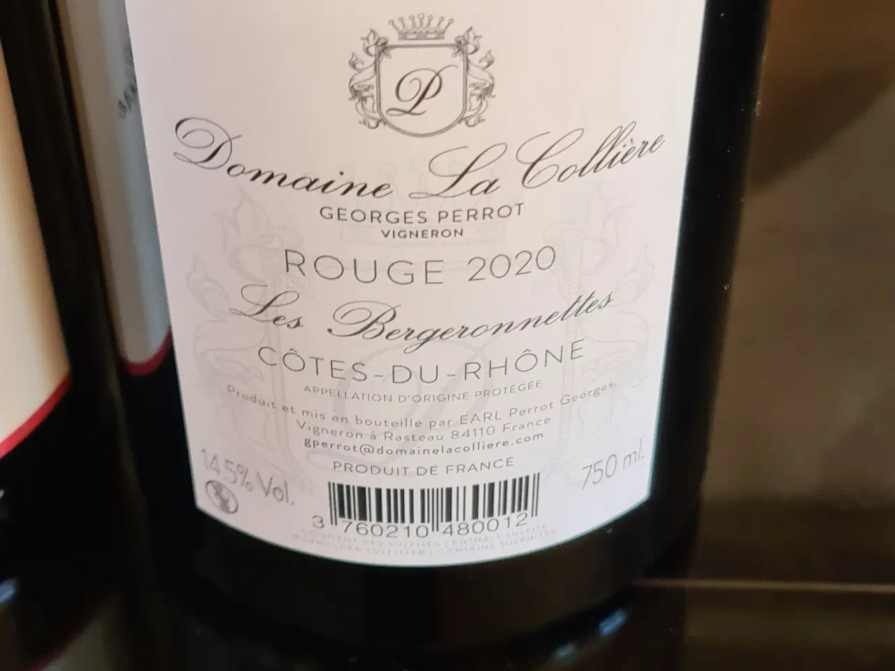 Billede 4 - DOMAINE LA COLLIÈRE – CÔTES DU RHÔNE 2020