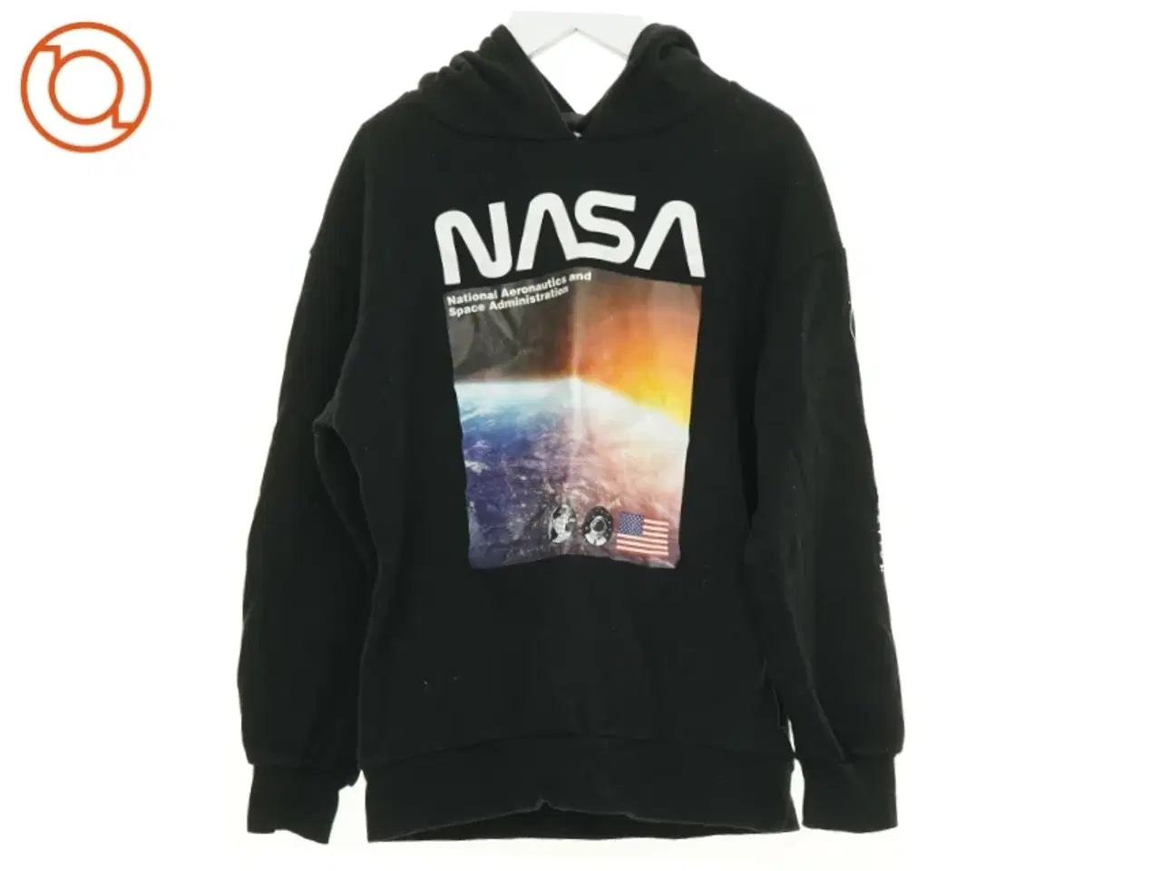 Billede 1 - Hættetrøje med NASA motiv fra H&M (str. 134 cm)
