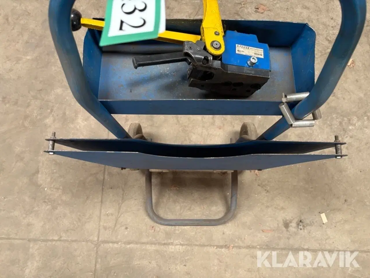 Billede 9 - Båndstrammervogn Cyklop Qpf til stålbånd