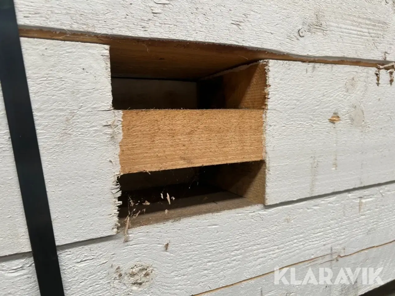 Billede 3 - Hvidmalet tømmer 30 styk