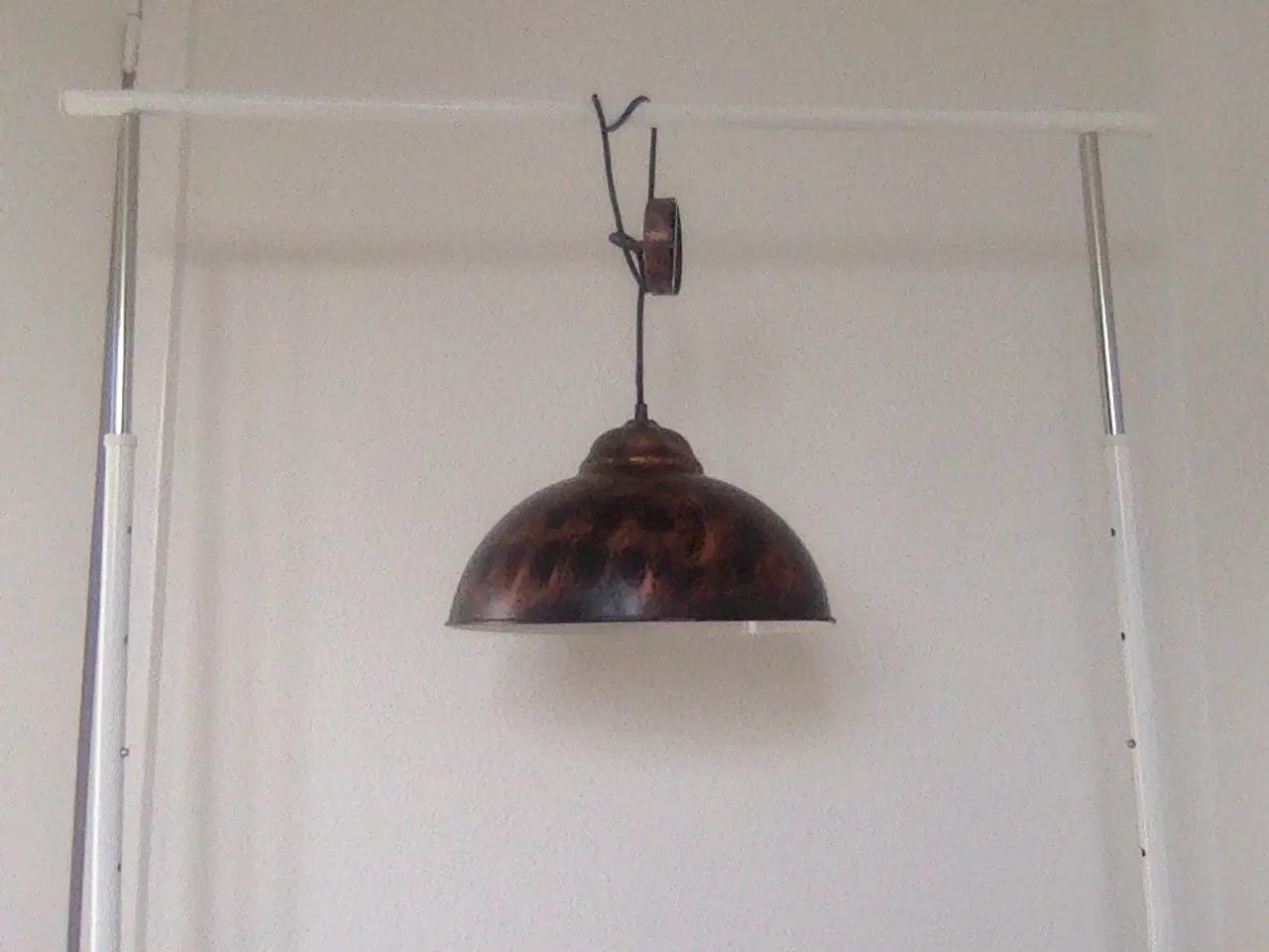 Billede 1 - loftslampe kobber look