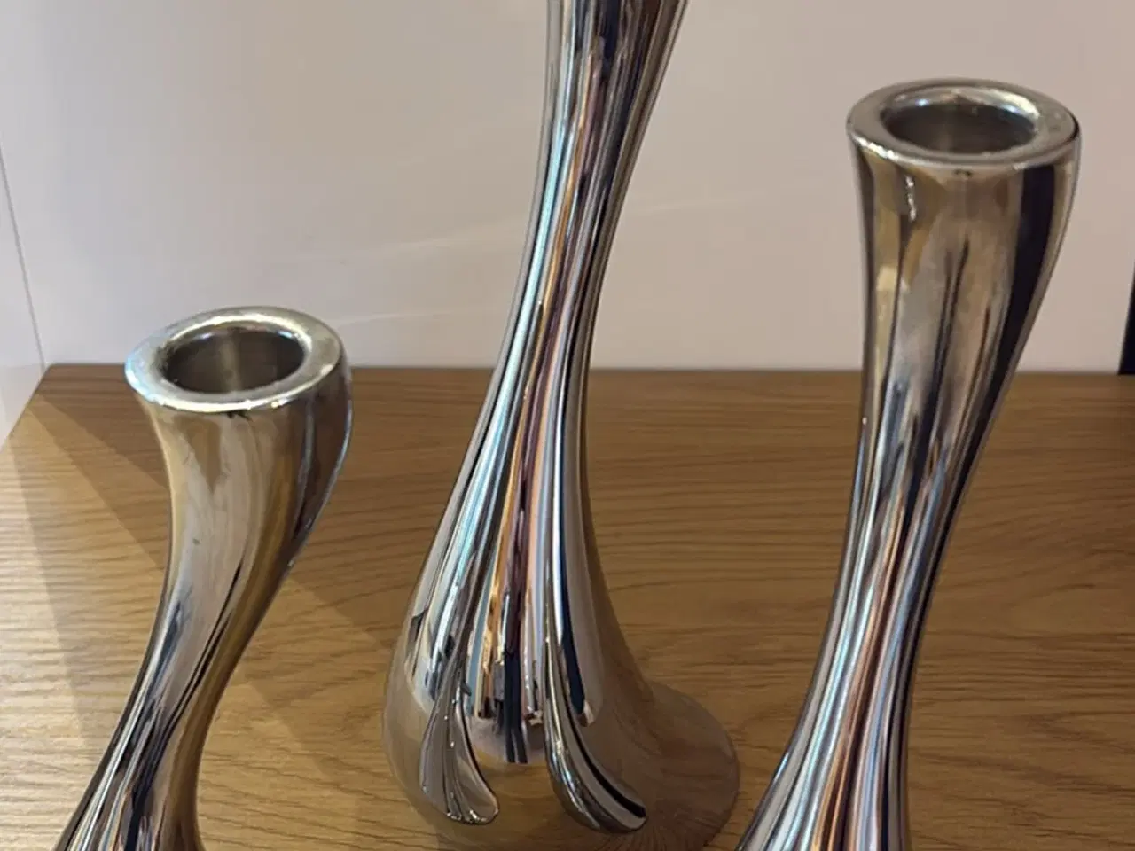 Billede 1 - Georg Jensen cobra lysestager 3 stk 
