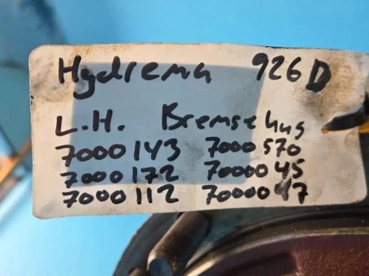 Billede 2 - Hydrema 926D Bremsehus L. 7000143