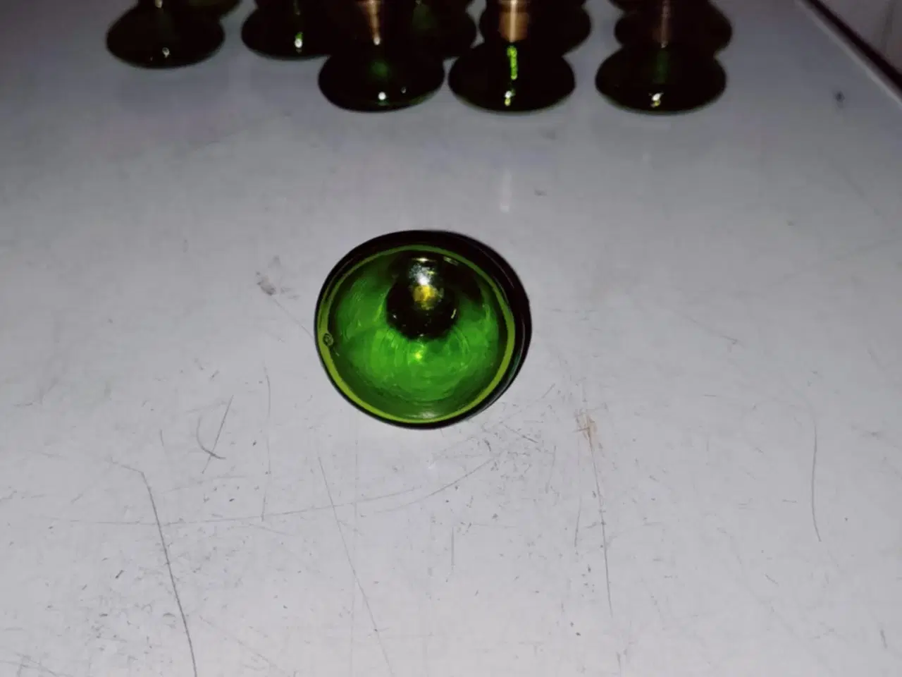 Billede 2 - 14 fed grønne glas greb prisen er pr stk