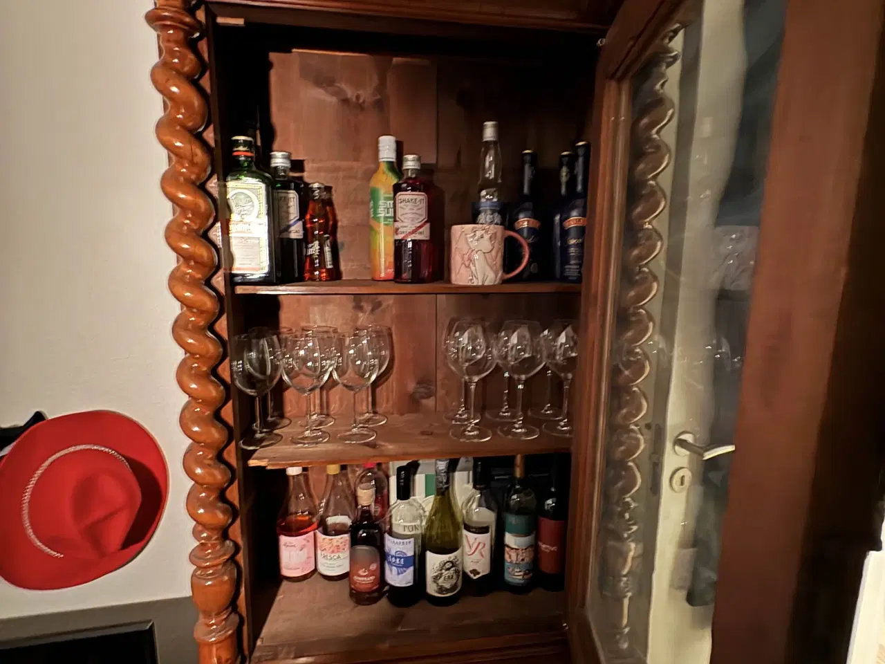 Billede 6 - Antik Vitrine skab