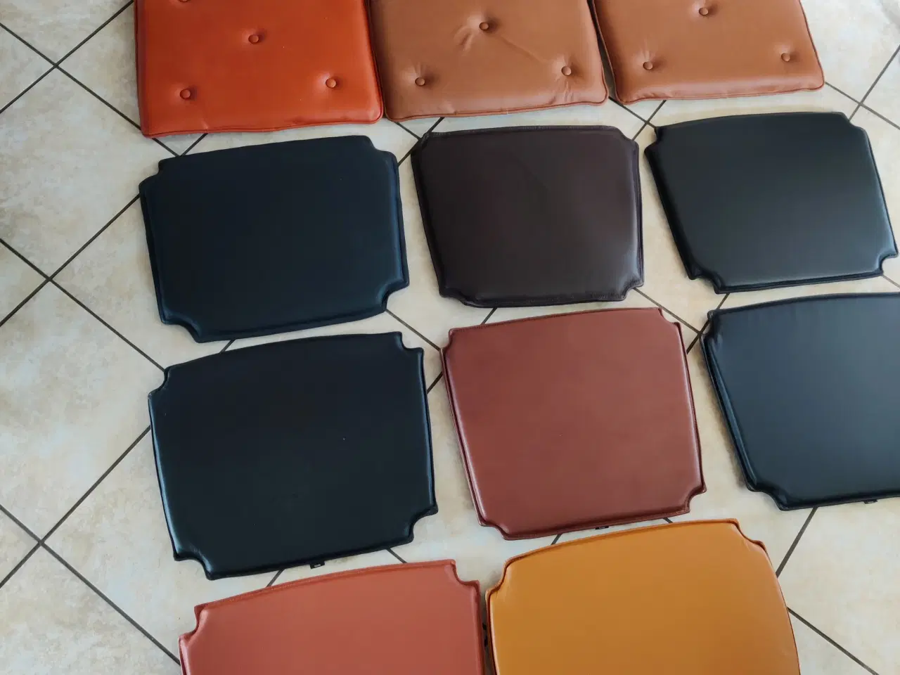 Billede 9 - Læder hynder div designer stole