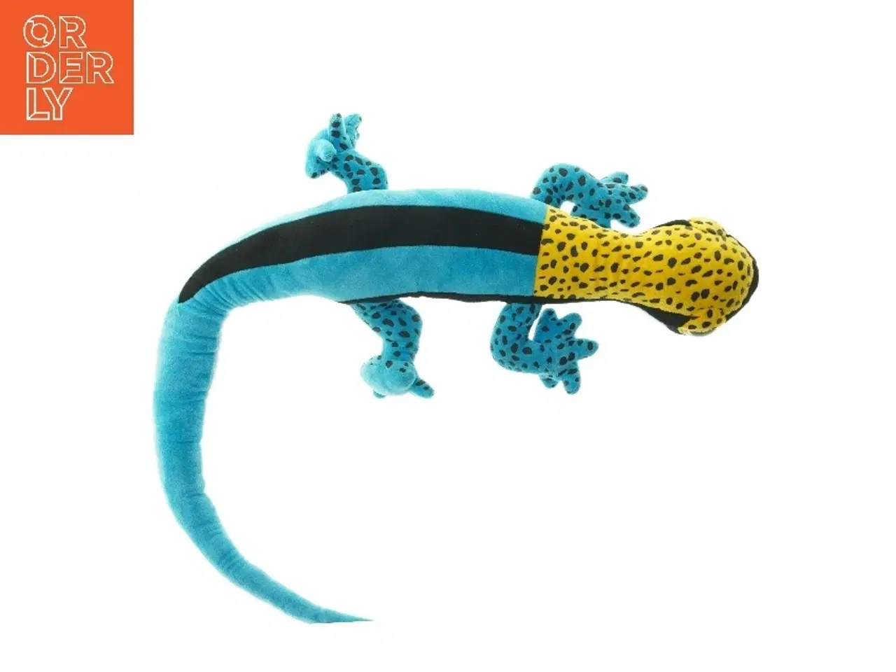 Billede 1 - Blåt plyslegetøjs firben (str. 108 cm)