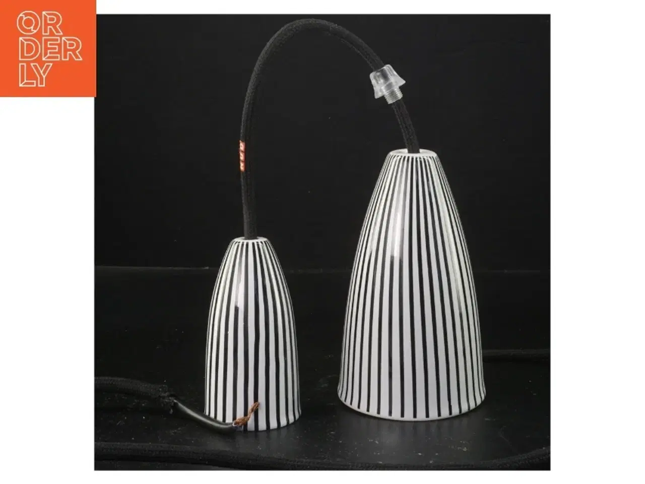 Billede 1 - moderne keramiske pendellamper fra NUD (str. 9 cm og 14 cm)