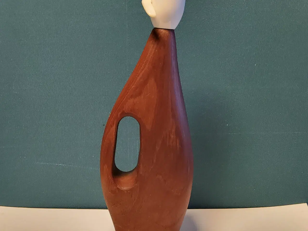 Billede 6 - Retro teak bordlampe.