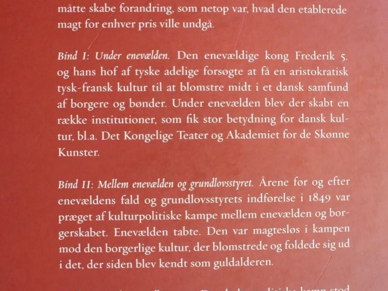 Billede 6 - magten og kulturen 1-3 dansk kulturpolitik 1750-1,