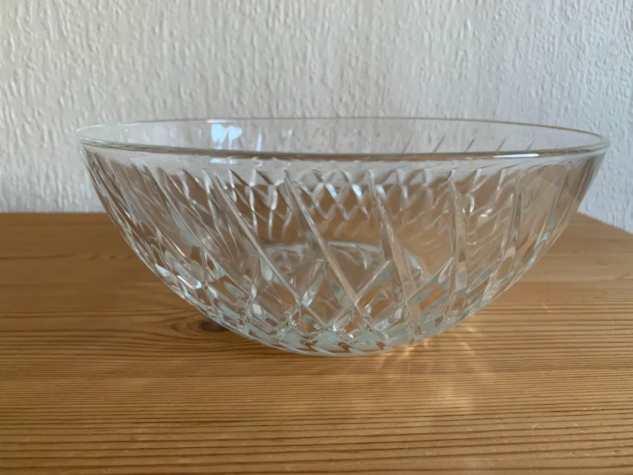 Billede 4 - Krystal skål, stor Ø20 cm, H8 cm - retro