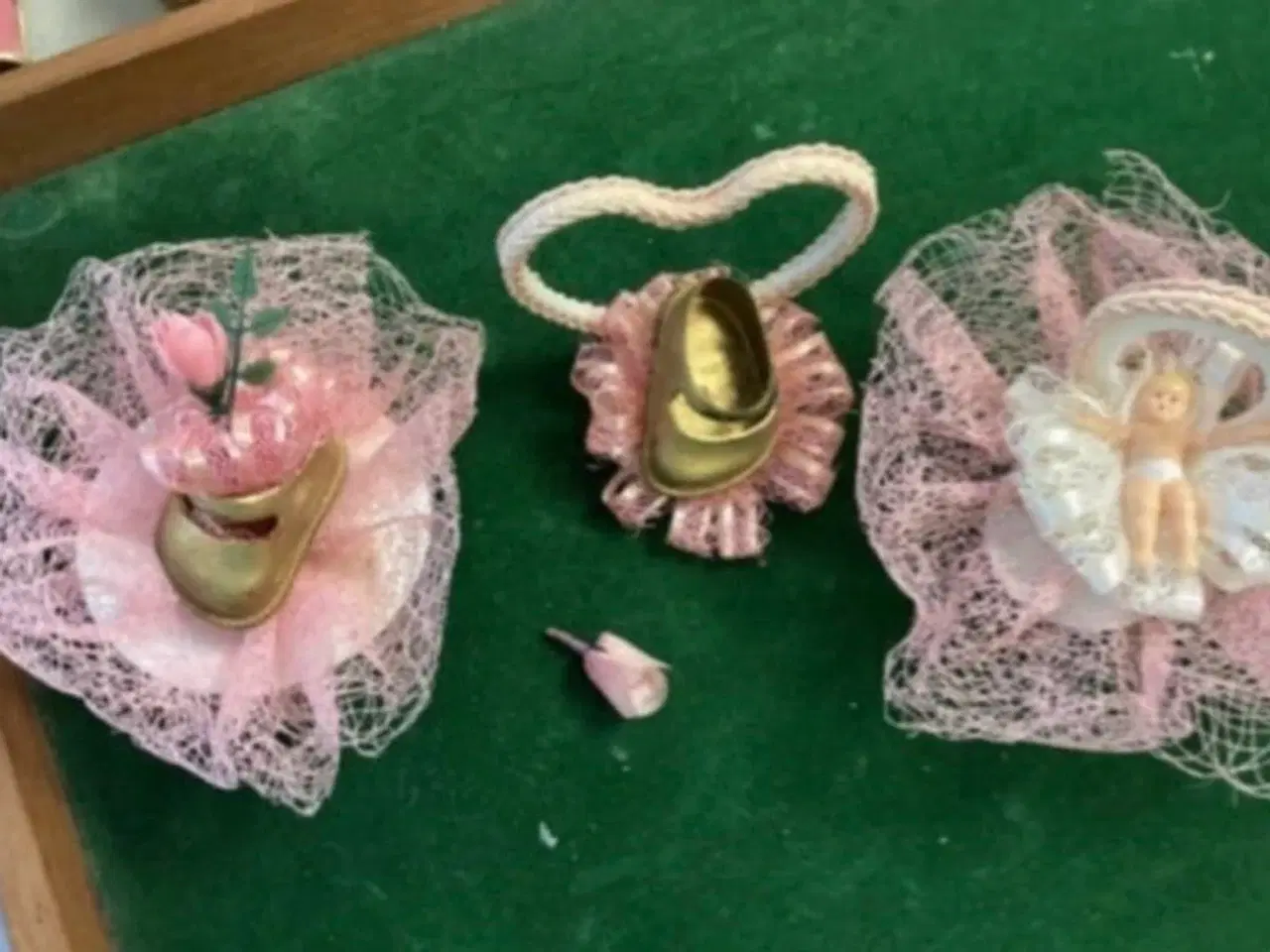 Billede 5 - Nord pynt til barnedåb lyserød