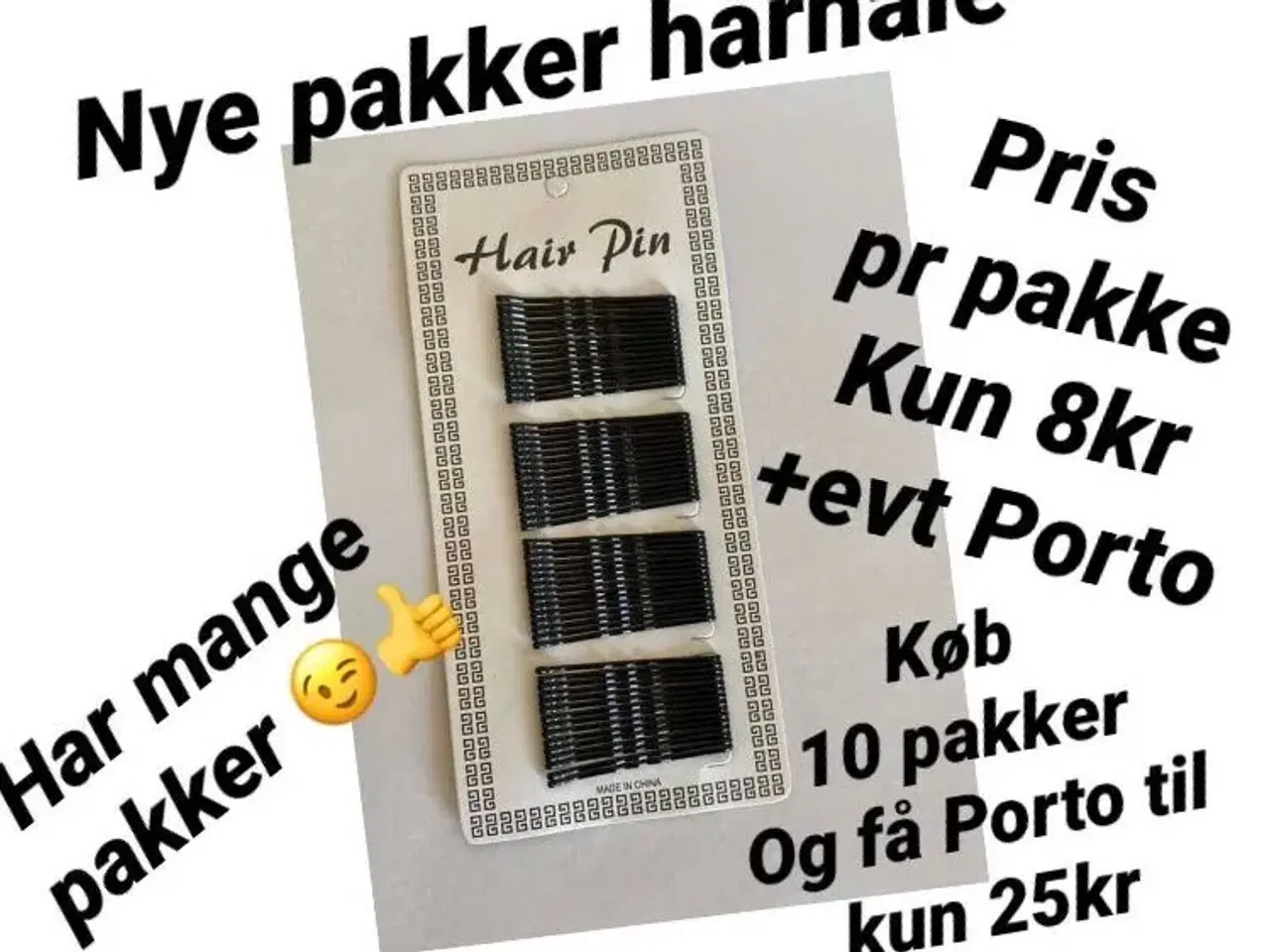 Billede 1 - 1 pakke hårnåle