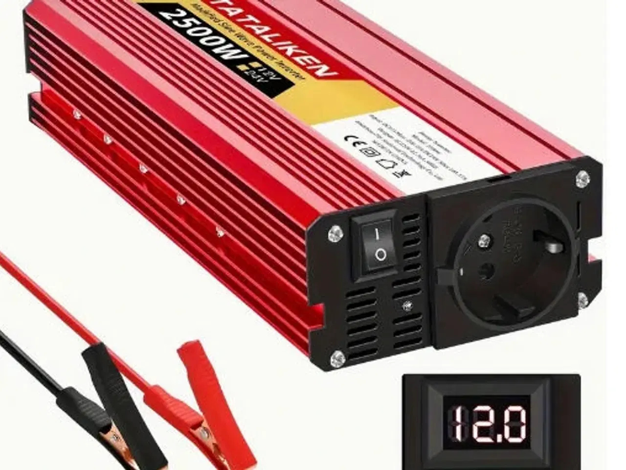 Billede 2 - Inverter 12 V til 230 V, 2000 Watt. Helt ny