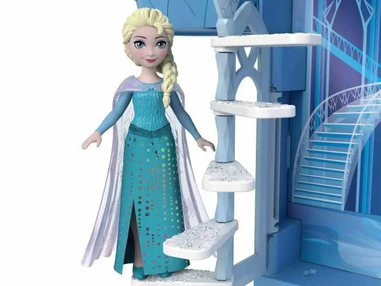Billede 2 - Dukkehus legesæt Frozen - Elsa slot med 9 dele