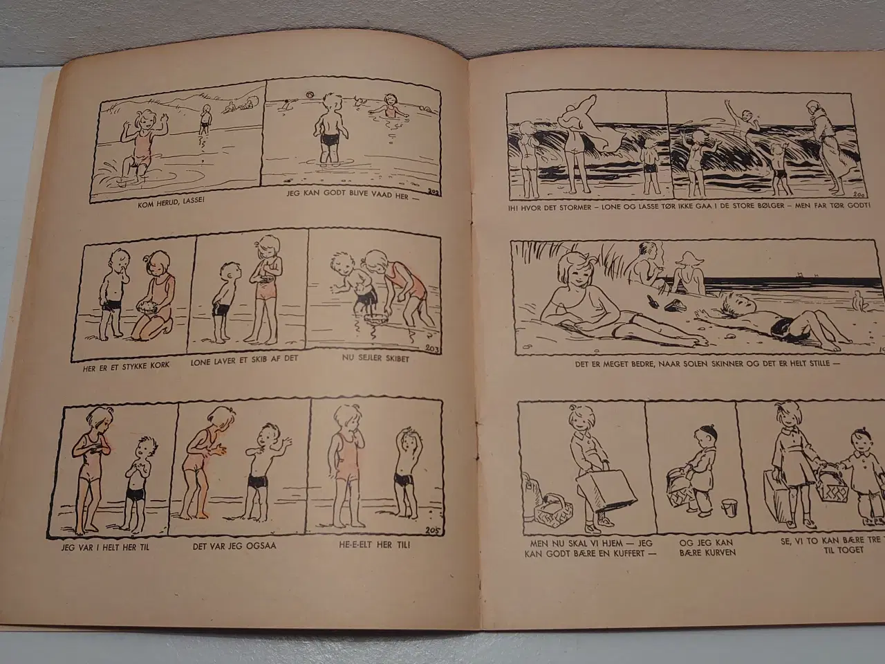 Billede 4 - Marie Hjuler:Lone og lille Lasse. 1.udg.1952.