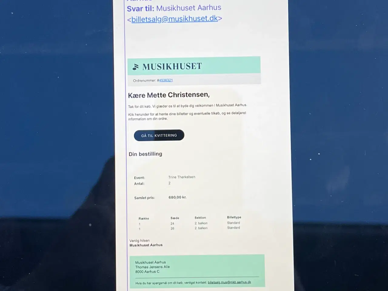 Billede 1 - Trine Therkelsen i Aarhus