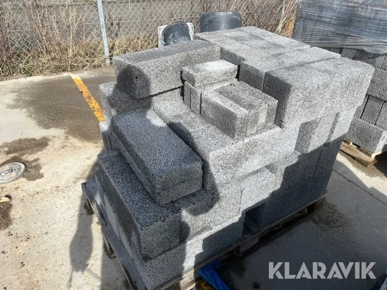 Billede 5 - Blandet fundering/byggesten 9 paller