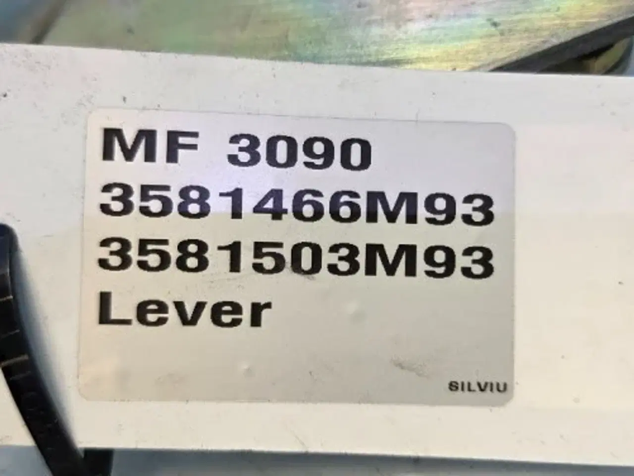 Billede 11 - Massey Ferguson 3090 Lever Lås 3581466M93