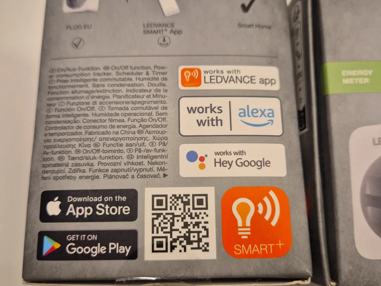 Billede 2 - 2 stk. Ledvance smart stikkontakter