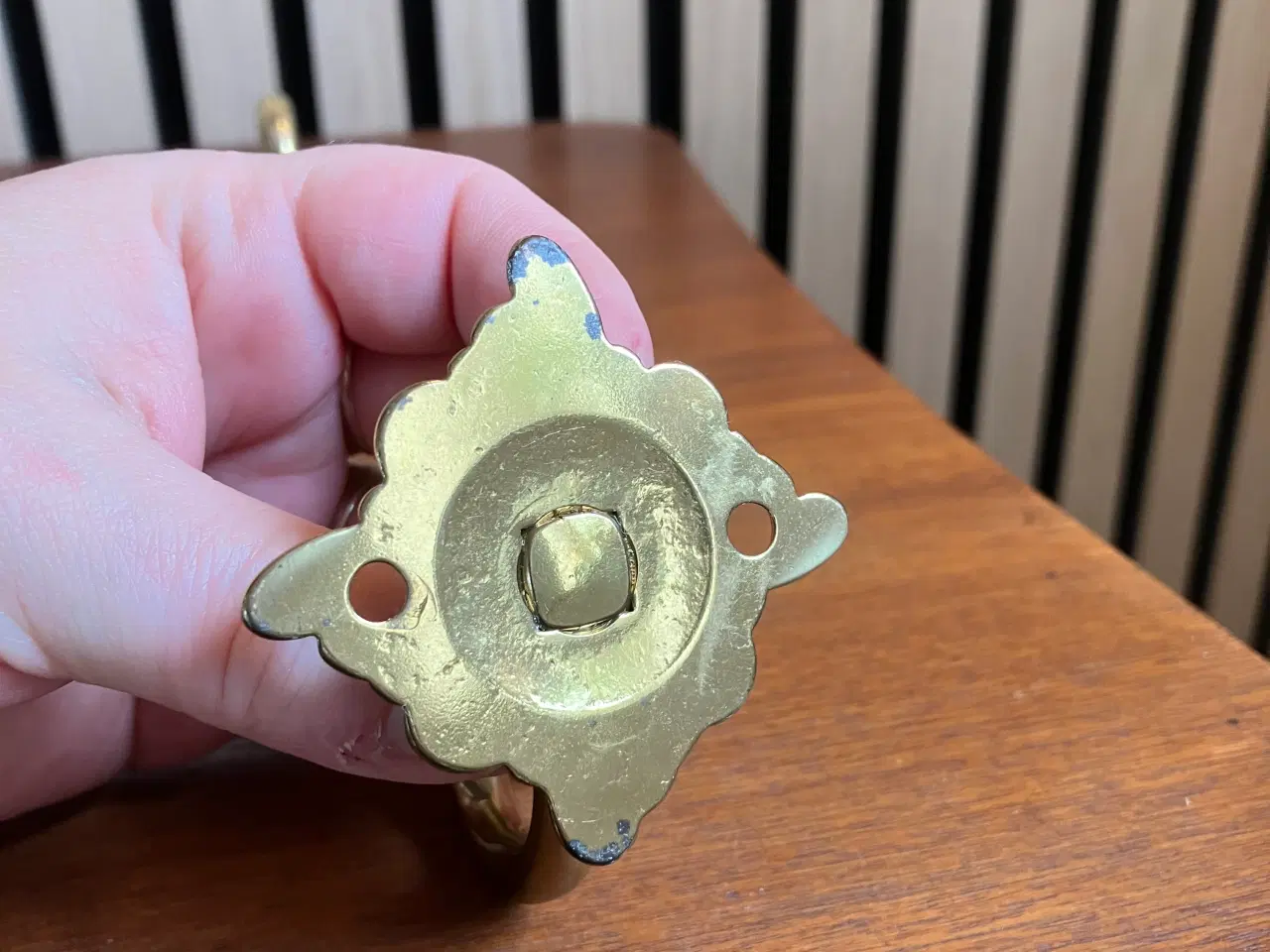 Billede 3 - Vintage Messing knager med patina