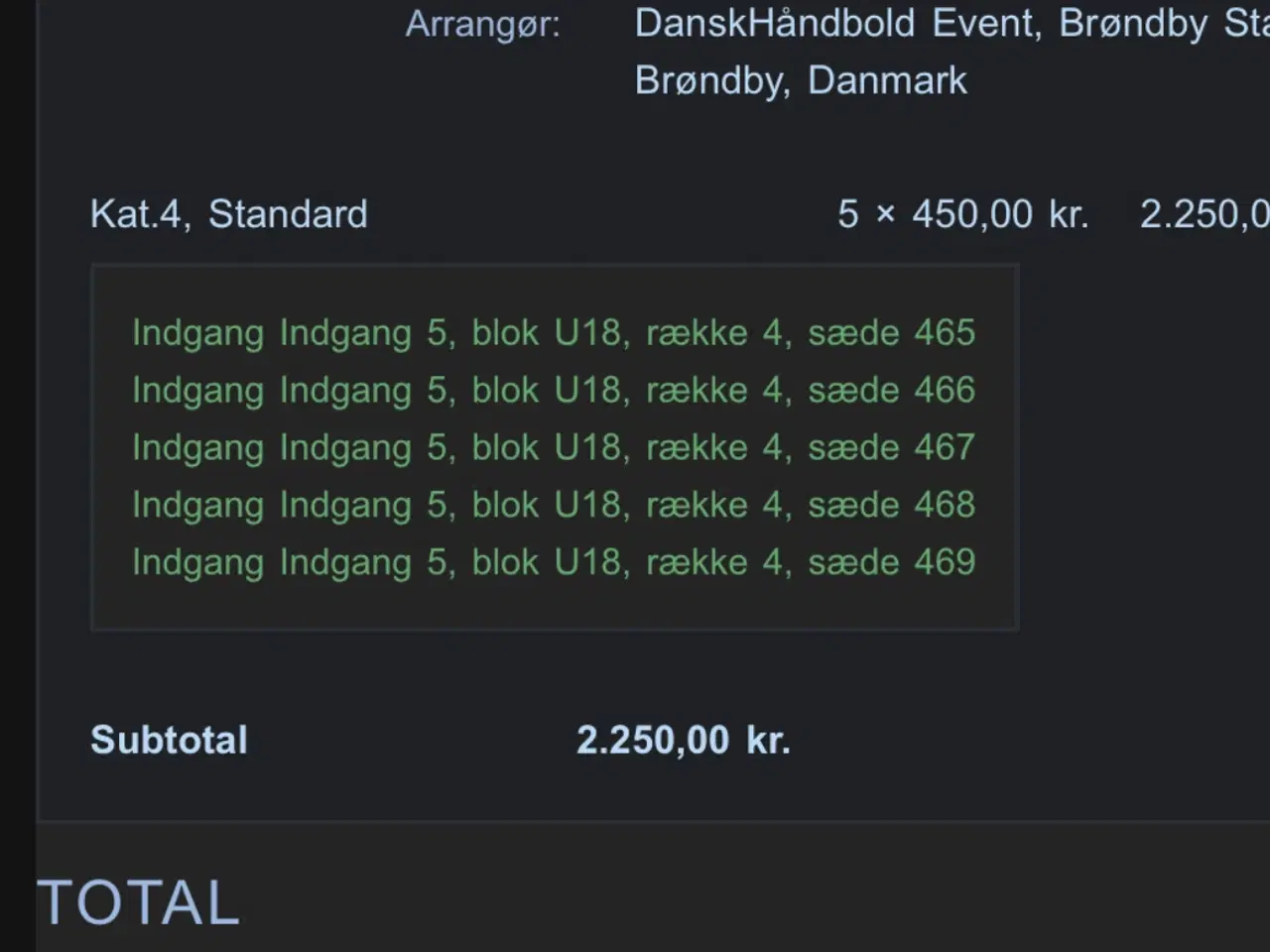 Billede 2 - 5 dagsbilletter til EHF EM 2026 (18. januar)