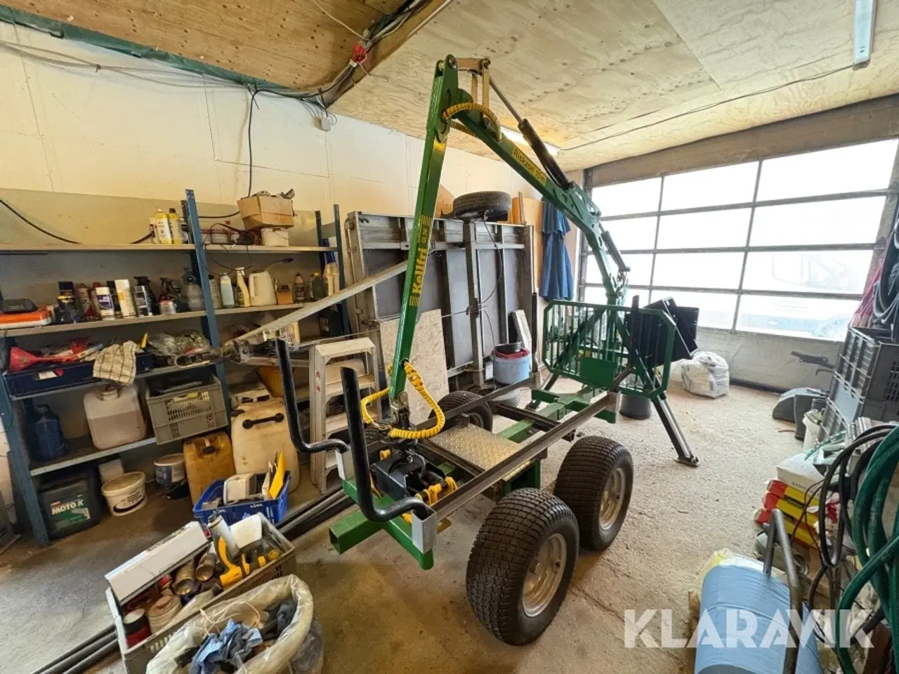 Billede 3 - Udkørselsvogn med kran og grab Kellfri 21-SV20