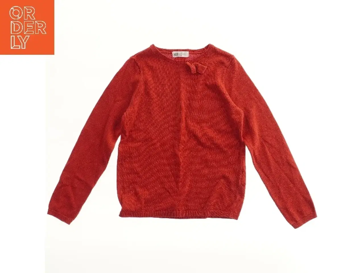 Billede 1 - Rød trøje med langærmer fra H&M (str. 134)