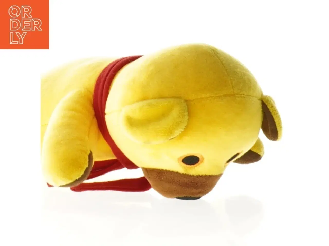 Billede 5 - Gul Plysbamse fra DR (str. 26 x 18 cm)