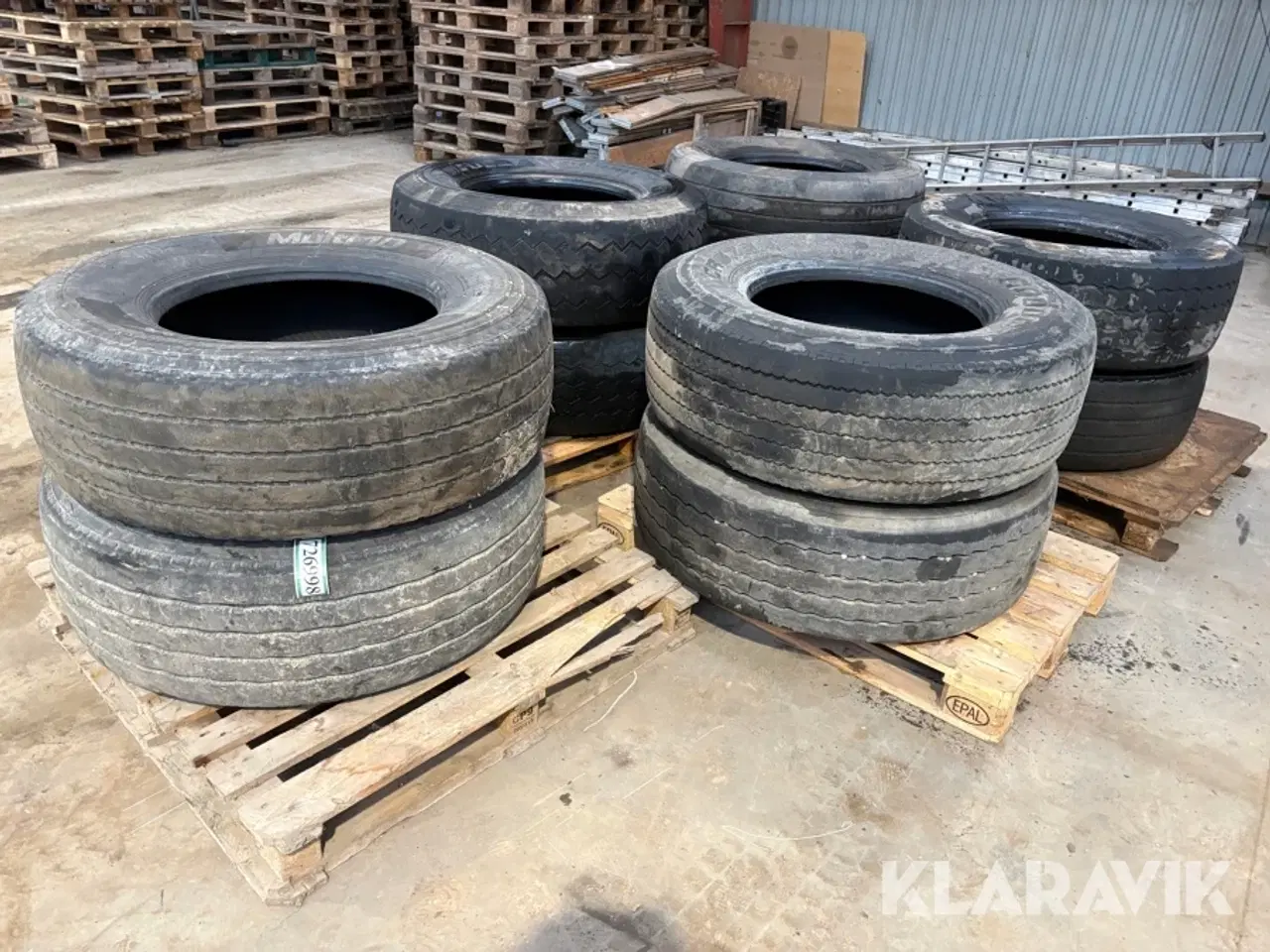 Billede 1 - Dæk uden fælg - blandet lot 10 styk