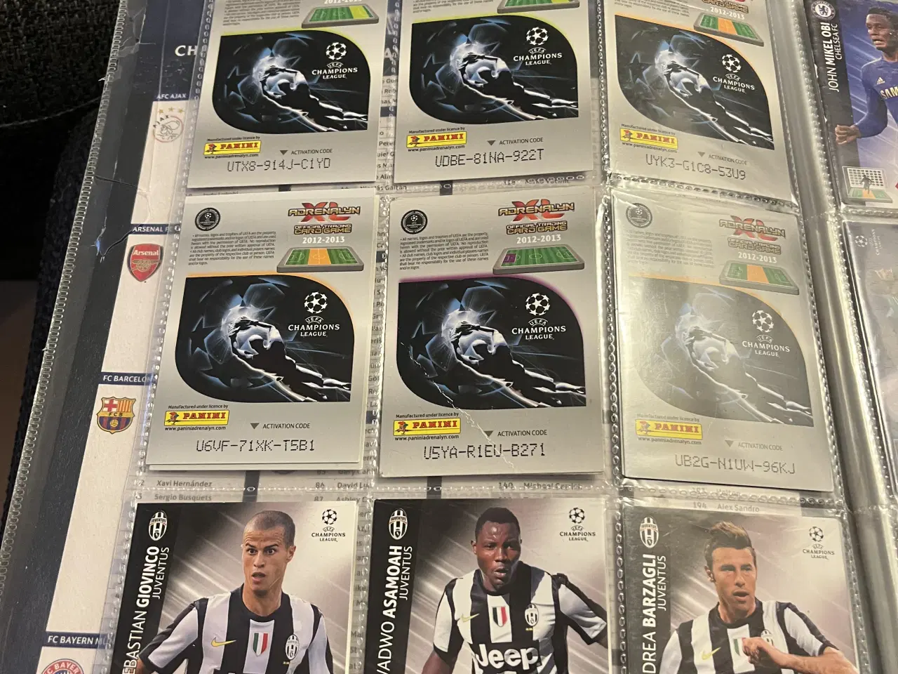 Billede 10 - CHAMPIONS LEAGUE FODBOLDKORT 2012 - 2013