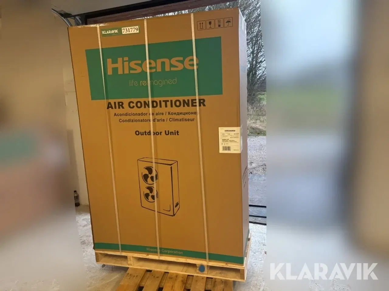 Billede 1 - Varmepumpe Hisense AUW250U6RZ8 / AUD250UX4RPH8 luft til luft