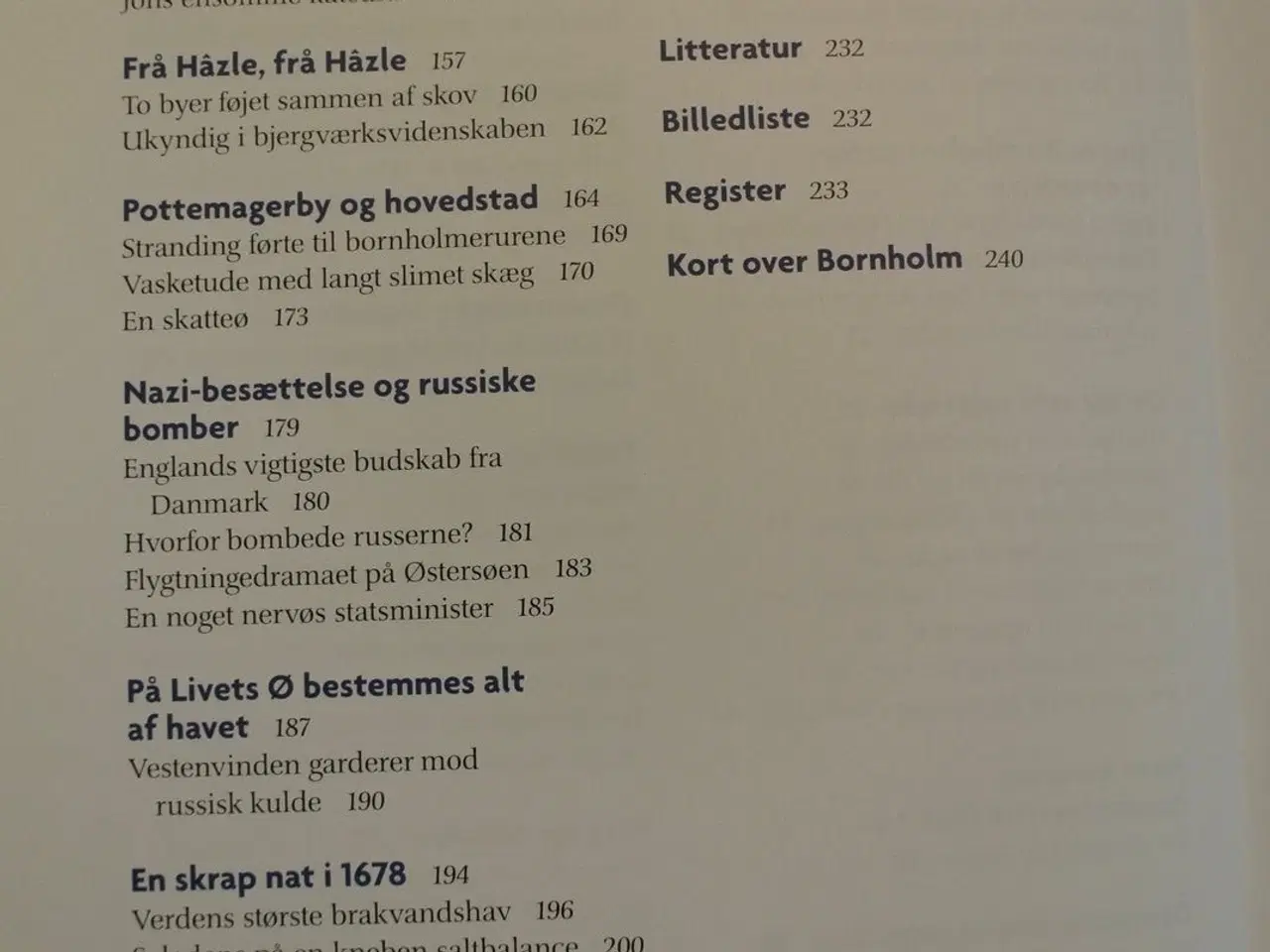 Billede 3 - gyldendals bog om bornholm, af hansaage bøggild, e
