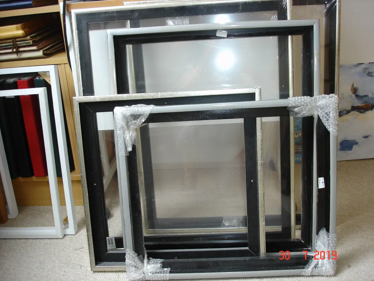 Billede 1 - Svæve/ sølvrammer i forsk. str