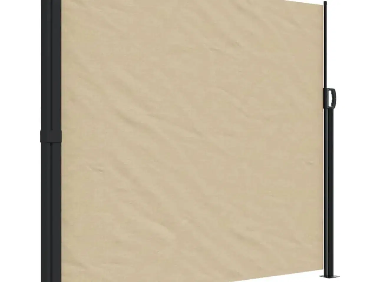 Billede 2 - Sammenrullelig sidemarkise 180x300 cm beige