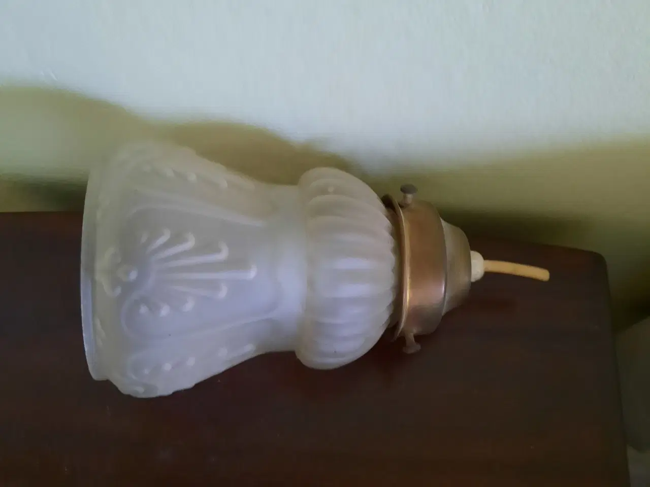 Billede 3 - retro glas lampe 