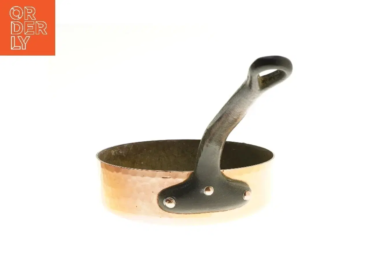 Billede 2 - Kobber stegepande (str. Ø 26,5x7,5 cm)