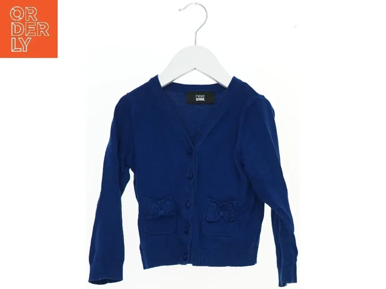 Billede 1 - Blå cardigan med knapper fra Next (str. 104)