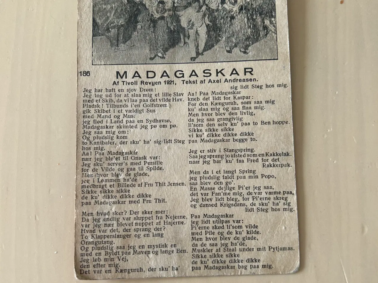 Billede 4 - Samling af retro sangkort og revy-kort (19 stk.)