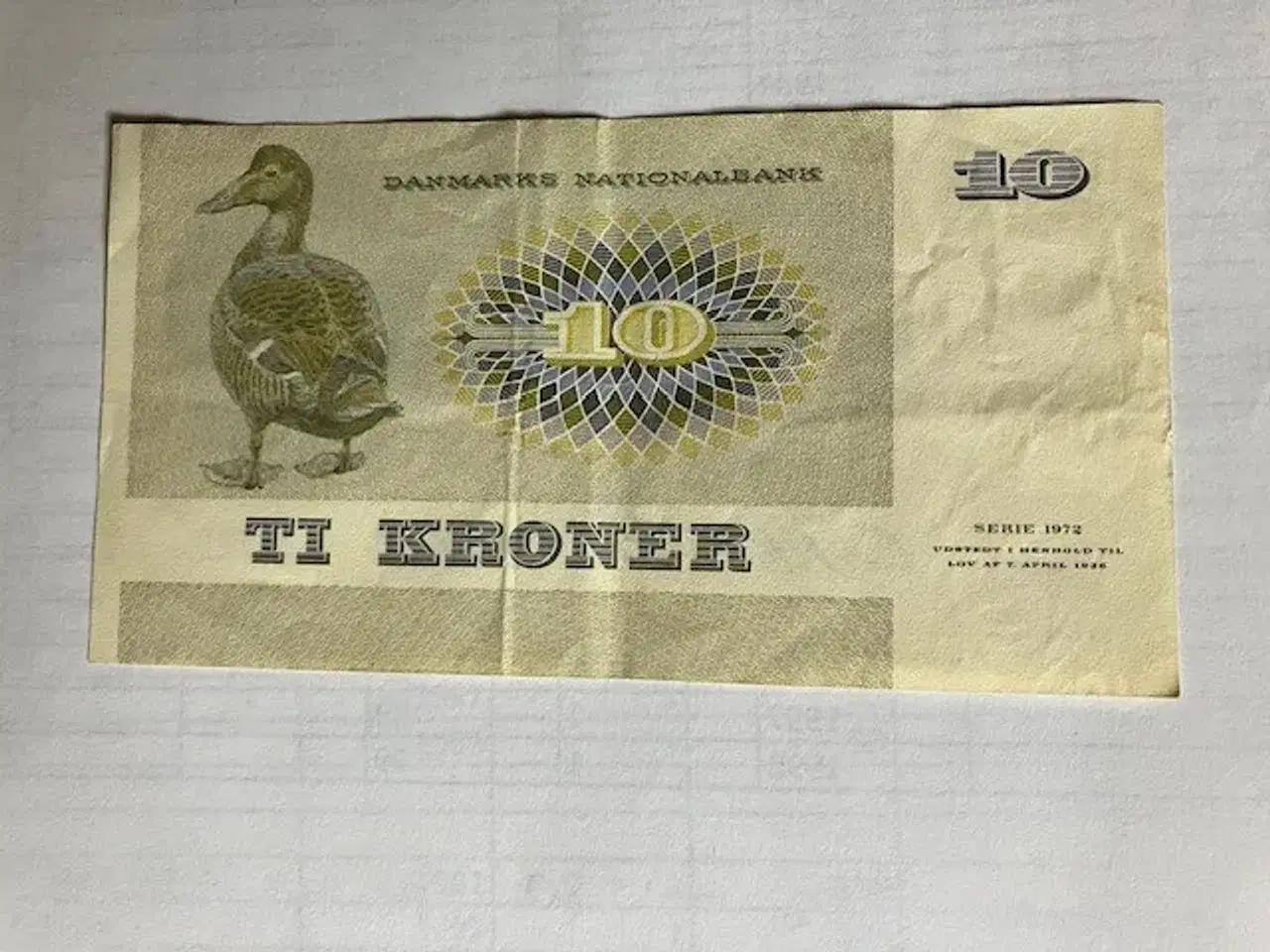 Billede 1 - Ti Kroner seddel